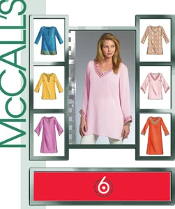 Damen Tuniken Schnittmuster Sie wählen Übergröße 18W-32W McCalls 5009 Neu ungeschnitten - Bild 1 von 3