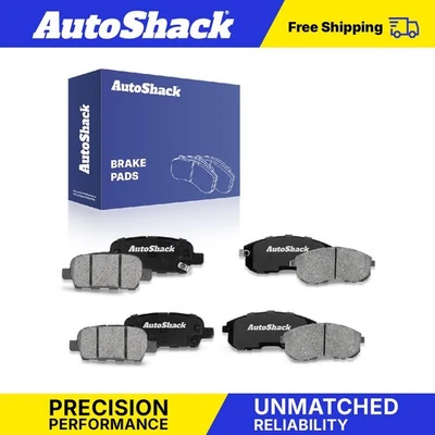 Front Rear Ceramic Brake Pad Set for 2007-2009 Nissan Altima - Image 1 of 4