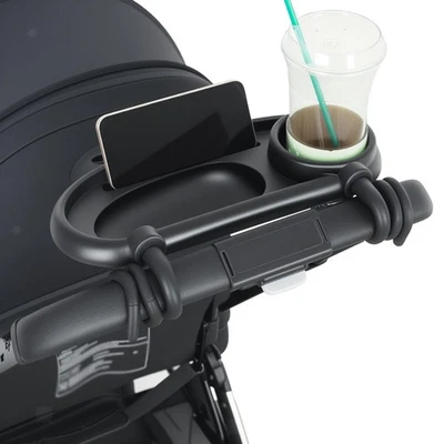 Коляска лоток для закусок регулируемый зажим стабильный простой установка многофункциональный - Изображение 1 из 4