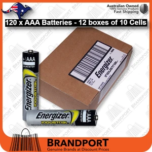 120 (12x10) Energizer AAA 1.5V Industrial Battery ✅AU Stock✅BBD:12-30✅FAST POST - Picture 1 of 2