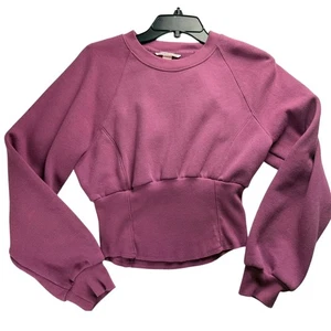Victoria's Secret Pink Fleece Corset Crewneck - Size M - Picture 1 of 8