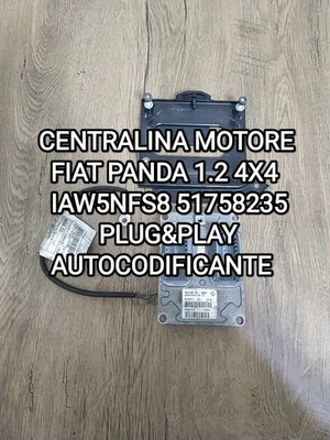 CENTRALINA MOTORE  FIAT PANDA 1.2 4X4 PLUG&PLAY 51758235 IAW 5NFS8 IAW5NFS8  - Immagine 1 di 4