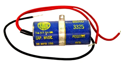 Condensador Cornell Dubilier BBRD 3325 30 MFD 250V Foto 1 de 4