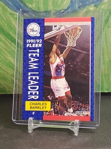 1991-92 Fleer Charles Barkley Philadelphia 76ers #391 - Picture 1 of 2