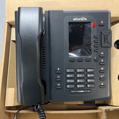 Allworx Verge 9304 Voip IP Display Phone 8113040 Black Curly Ethernet VOIP NEW - Image 1 of 2