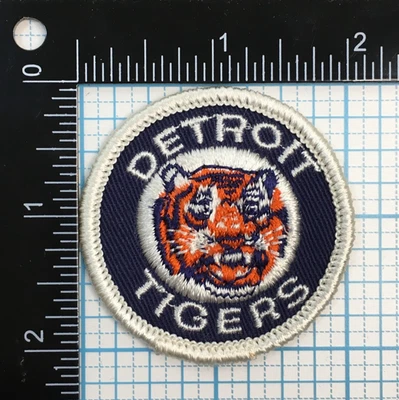 1972 DETROIT TIGERS MLB BASEBALL KRAFT FOODS VINTAGE 2" TEAM LOGO PATCH - Image 1 of 4