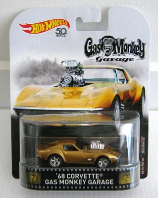 Hot Wheels - Gas Monkey Garage - '68 Corvette - Real Riders - 2017 - Image 1 of 3