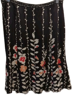 TALBOTS Petites pure silk women's Skirt 100% SILK size 16P waist 36" - Image 1 of 4