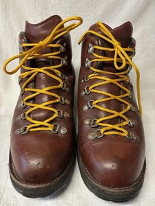 Stivali da trekking vintage Danner Mountain Lite in pelle marrone 13D da uomo Gore-tex 30520 - Foto 1 di 19