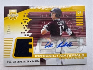 2023 Panini Elite Extra Edition - Colton Ledbetter - Prospect Auto Relic #4/10 - Picture 1 of 2