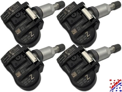 Conjunto completo de 4 sensores de pressão de pneus genuínos OEM Nissan TPMS kit 40700-3JA0B - Imagem 1 de 4