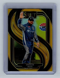 2025 Select Racing Spencer Boyd Trackside Gold Prizm Parallel #/10 SP - Foto 1 di 2