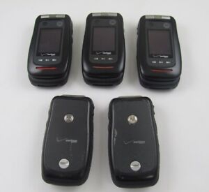 5 Motorola V860 Barrage Verizon Cell Phones Lot CDMA 