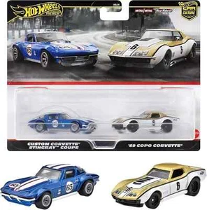 1:64 Hot Wheels 2-Pack Custom Corvette Stingray Coupe - ´69 Copo Corvette - Picture 1 of 1