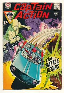 DC Comics Captain Action Issue #2 fumetto La battaglia ha inizio! 5.0 IN PERFETTE CONDIZIONI/FN 1969 - Foto 1 di 2