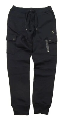 Polo Ralph Lauren Men's Aviator Navy Double Knit Jogger Cargo Pants - Image 1 of 4