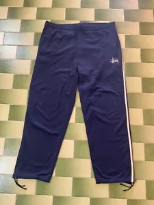 STUSSY Sport Warm Up Pants Vintage Jogger Activewear Pants Size Large USA - Picture 1 of 12