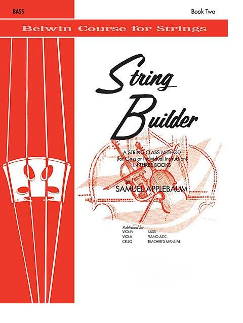Belwin Course for Strings - String Builder - Bass, Book Two - Image 1 of 1
