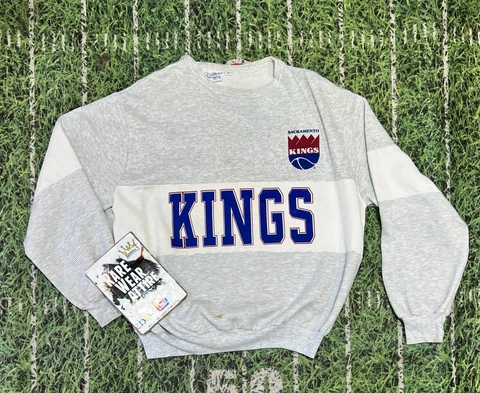 Sacramento KINGS Chalkline Logo 7 HWC Jersey Basketball L NBA Sweater Cover
