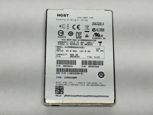 HGST 800GB SAS SSD 2.5" SOLID STATE DRIVE HUSMM8080ASS201 0B29644 97%+ HEALTH - Picture 1 of 2