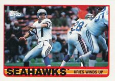 Dave Krieg 1989 Topps #181 Seattle Seahawks football Card