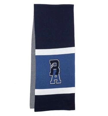 Hugo Boss x Russell Men's Navy Logo Wool Blend Scarf - Image 1 of 4