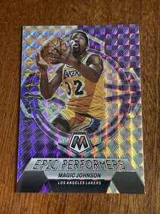 2022-23 Panini Mosaic Basketball Magic Johnson Epic Performers Silver Prizm SP