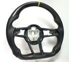 Real carbon steering wheel Audi New R8 4S TT 17~ models black leather  Yellow T2