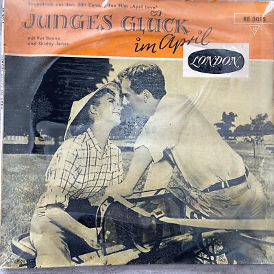 PAT BOONE / SHIRLEY JONES:  Junges Glück im April (London RE 3015 / Mono) - Bild 1 von 3