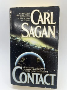 Contact by Carl Sagan 1st Paperback Edition 1986 Pocket Books - Picture 1 of 5