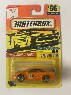 Matchbox Super Fast # 66 Opel Calibra DTM New - Image 1 of 3