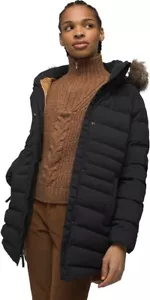 NEW prAna $370 SHIROMA BLACK DOWN PUFFER JACKET SZ SMALL - Picture 1 of 6