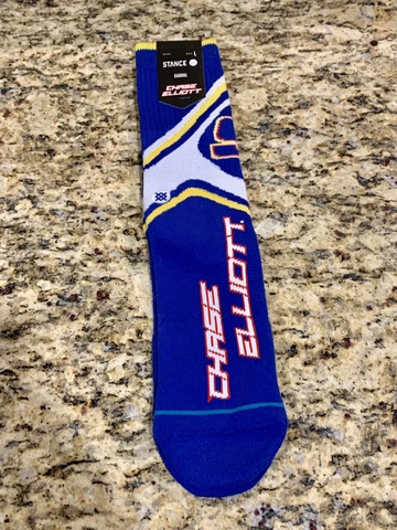 Mens L 9-13 Chase Elliott #9 Race Day NASCAR Casual Socks NWT Cover