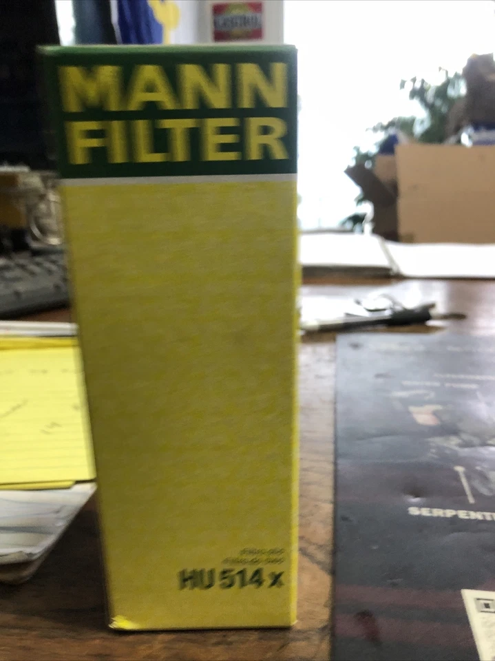 Filtro de óleo Mercedes Benz fabricante de equipamento original MANN FILTER HU514x C230 KOMPRESSOR - Imagem 1 de 1