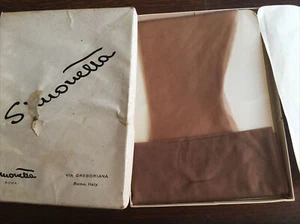 Medias de nailon vintage Simorella Via Gregoriana Roma, Italia - Imagen 1 de 4