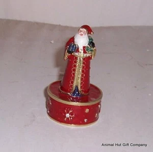Treasured Trinkets Musical Father Christmas Decorative Trinket - Picture 1 of 1