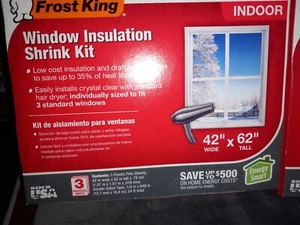 Simply Conserve 36 x 60 Zoll Fensterfolie Isolierung Kit 5er Pack - Bild 1 von 3