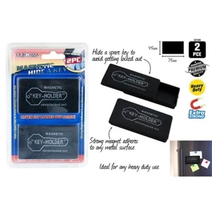 2Pcs Magnetic Key Box Hide-A-Key Storage with Strong Magnet Home Car Office AU - Picture 1 of 3