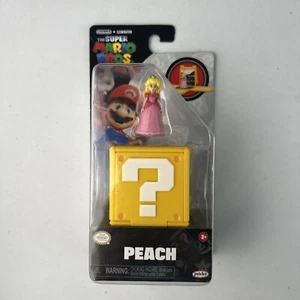 Mini figura de acción Mario Movie 2022 Princess Peach Question Block serie 1 - Imagen 1 de 6