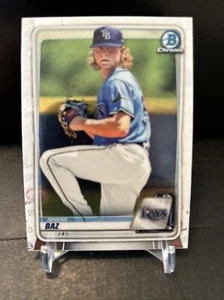 Bowman Chrome Prospects Shane Baz Tampa Bay Rays BCP-20 2020 - Imagen 1 de 2