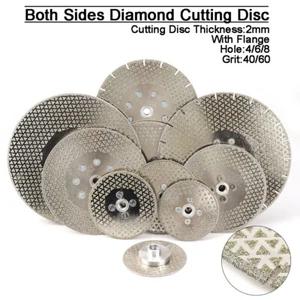 65 mm-230 mm Electroplated Diamond Cutting Grinding Blade With Flange For Marble - Picture 1 of 21