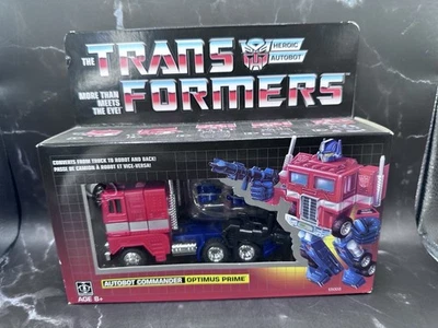 Transformers Reedición G1 Autobot Commander Optimus Prime Display Juguetes Nuevos EE. UU. Foto 1 de 3