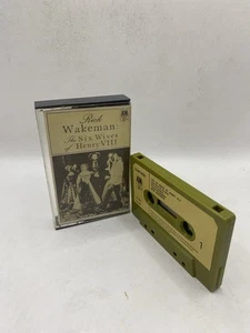 Rick Wakeman Cassette Tape The Six Wives Of Henry The 8th Rare Green Shell - Picture 1 of 11
