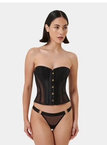 Bluebella Ana schwarzes Korsett UK Größe 6 brandneu mit Etikett - Bild 1 von 5