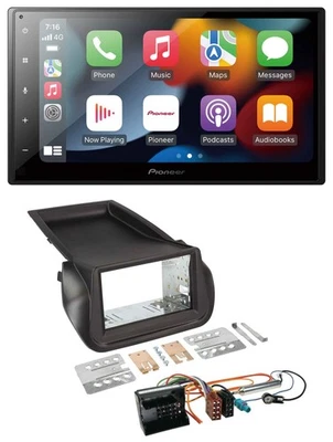 Pioneer DAB Bluetooth 2DIN USB MP3 Autoradio für Citroen Nemo Peugeot Bipper - Bild 1 von 4