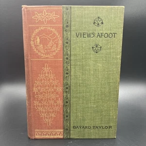 1890's Views A-Foot - Europe Seen w/ Knapsack & Staff, BAYARD TAYLOR, Illustrat - Bild 1 von 11