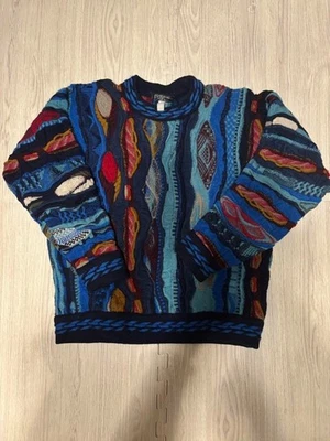 COOGI sweater 3D knit 100% Wool Size M Men's Multicolor - Image 1 of 3
