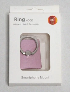 Rosafarbene Smartphone Ring Haken Halterung - Bild 1 von 2