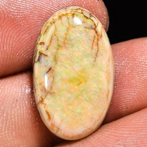 Sterling MONARCH OPAL oval cabochon loose gemstone 6.70 Cts. (12 x 21 x 04 mm) - Picture 1 of 7
