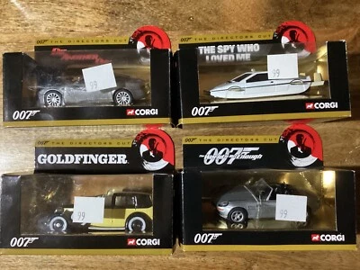 Corgi 007 James Bond The Directors Cut CC06803/ CC05004/CC07503/CC04512 BNIB x 4 - Image 1 of 4